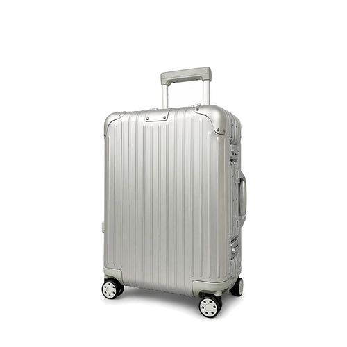 Sableau RW Aluminium Case in Silver — three-quarter view on a plain studio backdrop