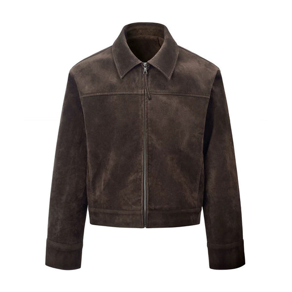 Sableau Suede Barn Jacket - Brown