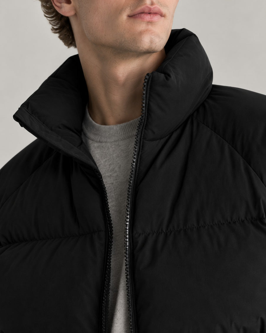 Sableau Boxy Puffer Jacket in Black