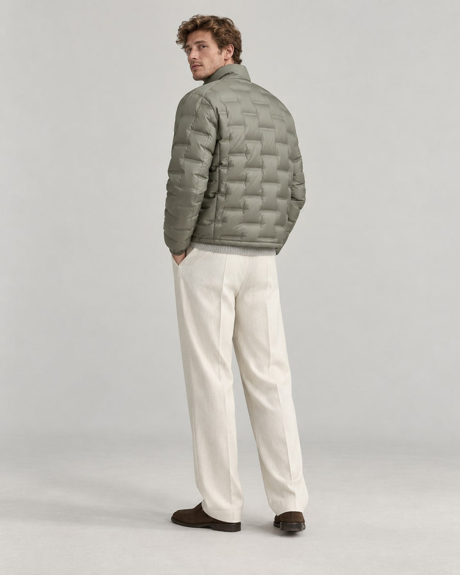 Sableau Quilted Down Jacket in Sage