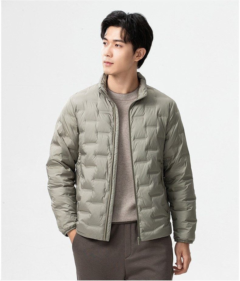 Sableau Quilted Down Jacket in Sage