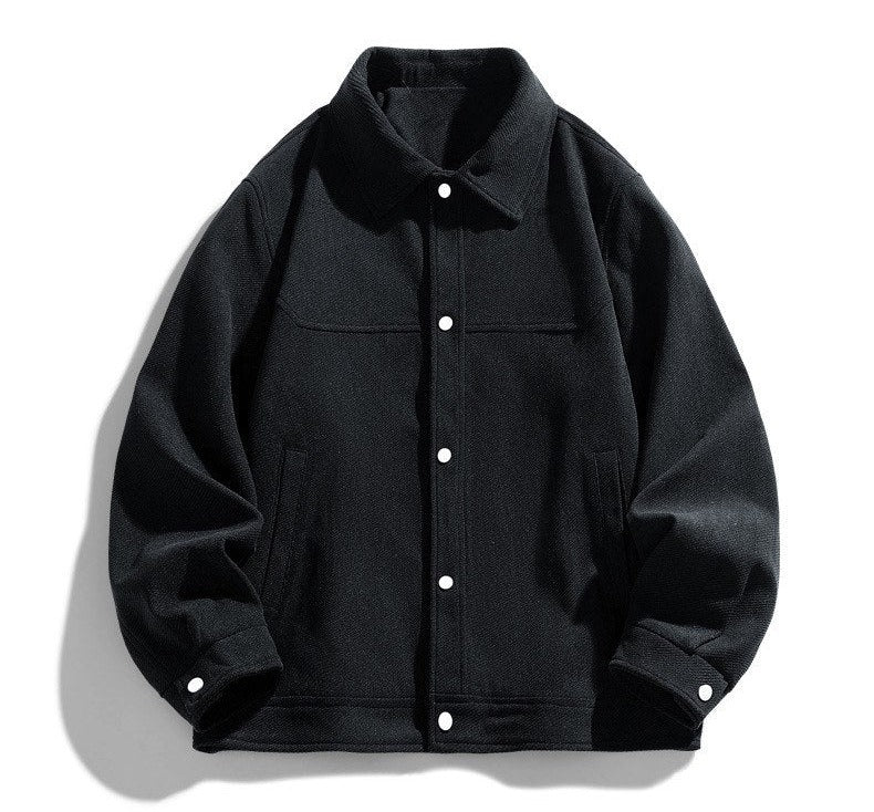 Sableau Cotton Work Jacket in Black
