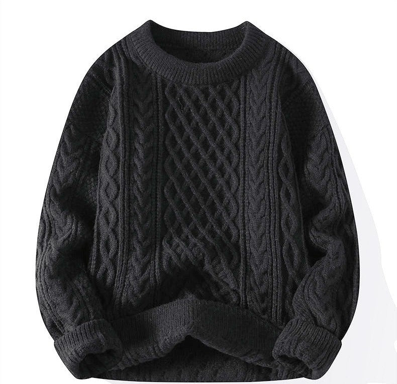 Sableau Aran Cable Knit in Black