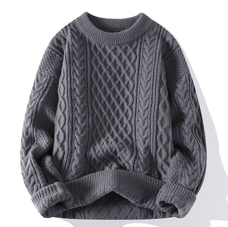 Sableau Aran Cable Knit in Grey