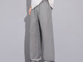 Sableau Kungsholmen Trousers - Light Grey, worn